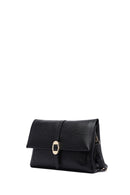 Woman Black Long Strap Leather Crossbody Bag | Derimod
