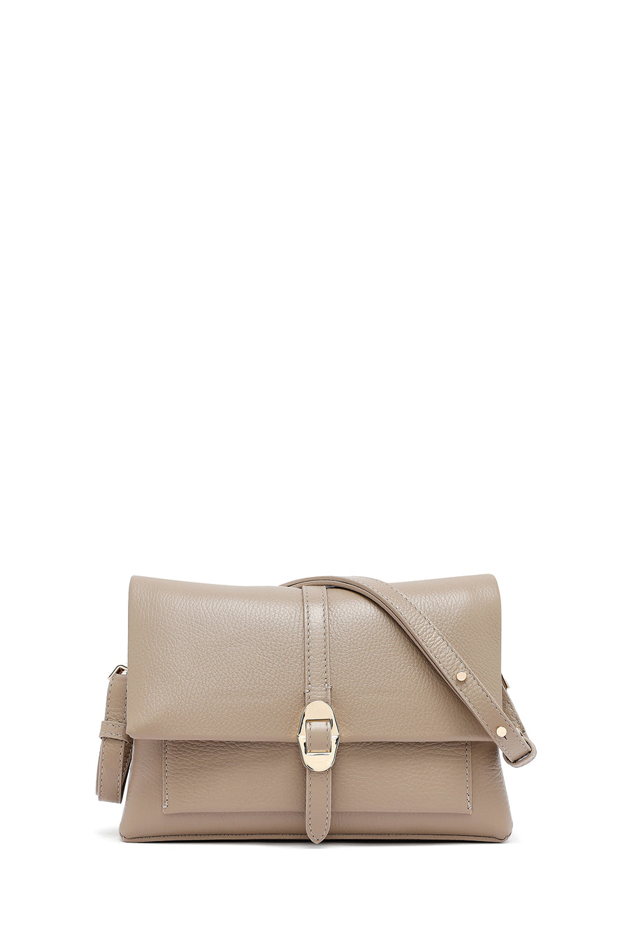 Woman Mink Long Strap Leather Crossbody Bag 25SBD2351FT | Derimod