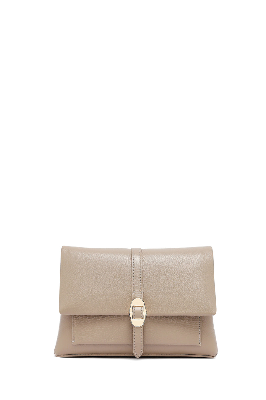 Woman Mink Long Strap Leather Crossbody Bag