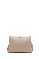 Woman Mink Long Strap Leather Crossbody Bag | Derimod