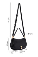 Woman Black Long Strap Leather Shoulder bag | Derimod