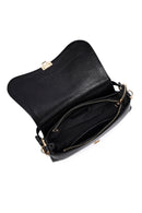 Woman Black Long Strap Leather Shoulder bag | Derimod