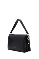 Woman Black Long Strap Leather Shoulder bag | Derimod