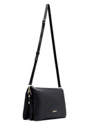 Woman Black Long Strap Leather Shoulder bag | Derimod