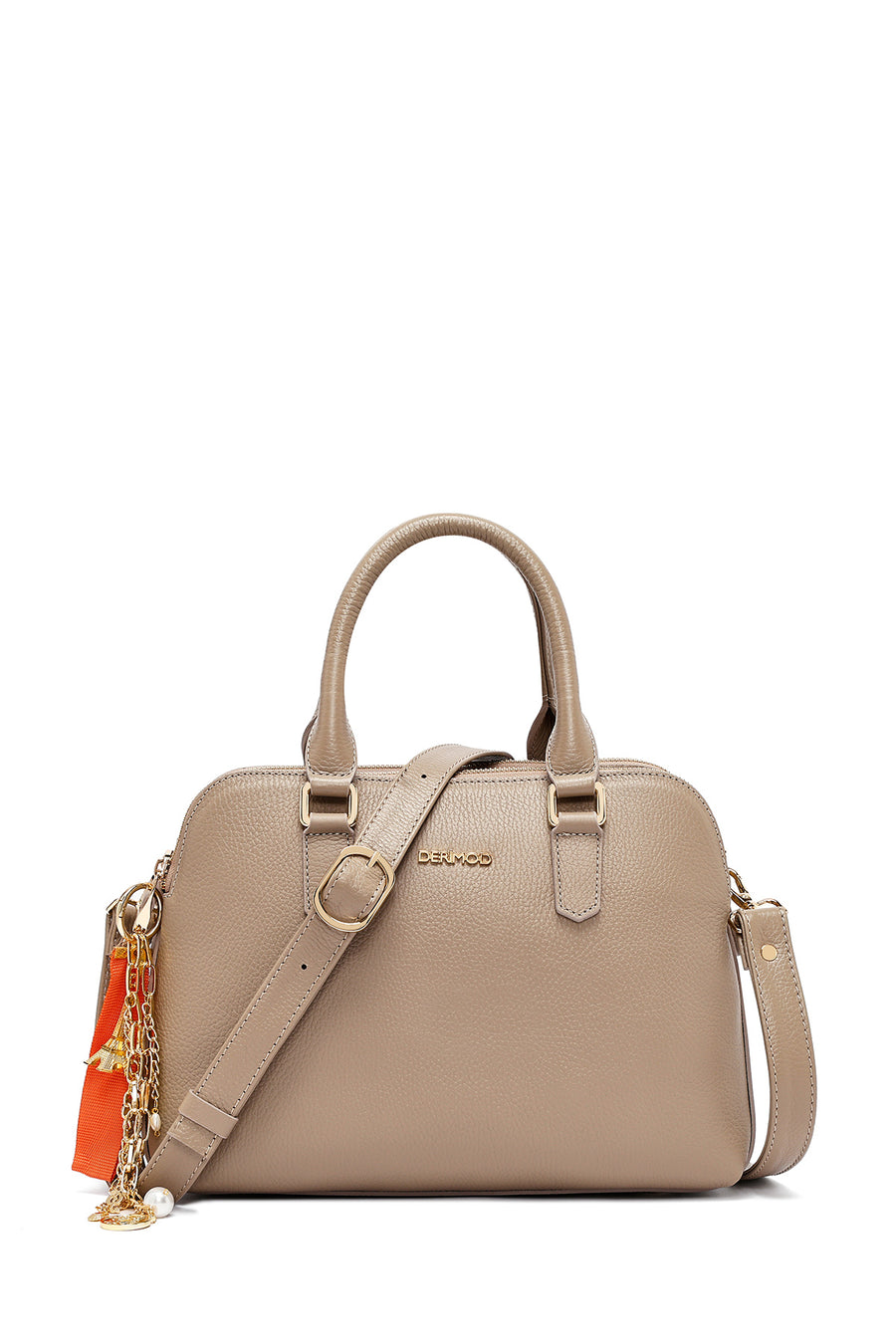 Woman Mink Long Strap Leather Classic Handbag 25SBD2354FT | Derimod