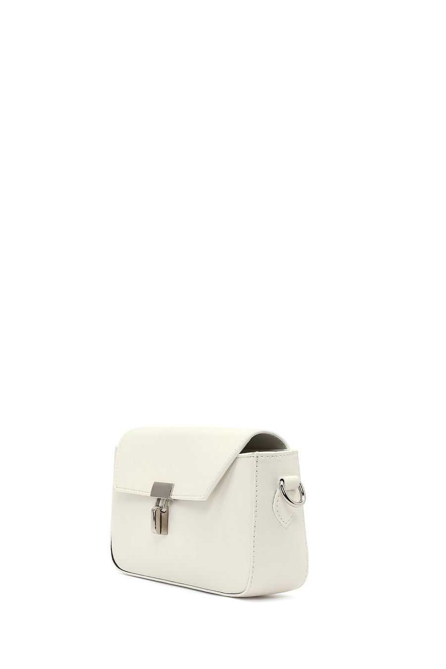 Women's White Long Strap Crossbody Bag