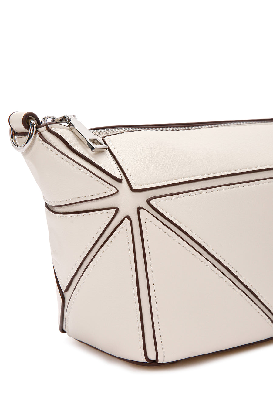 Women's Cream Long Strap Crossbody Bag