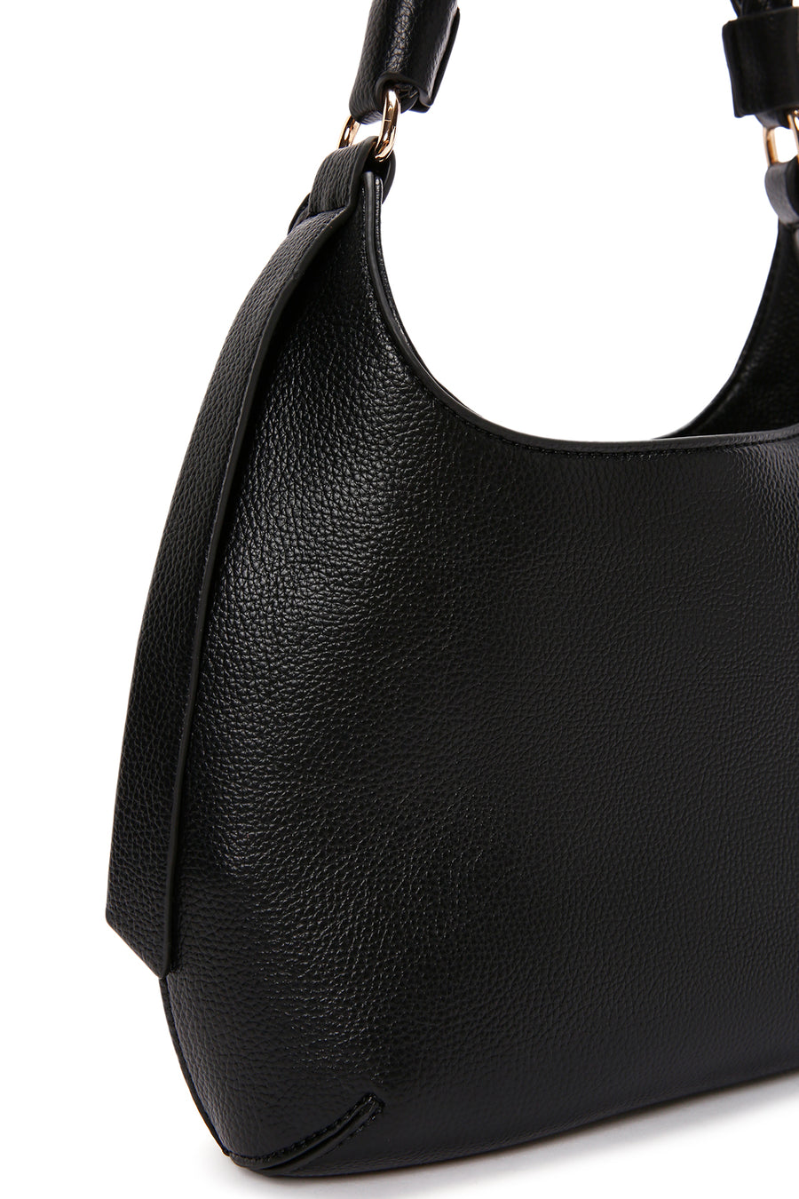 Women's Black Long Strap Shoulder Bag