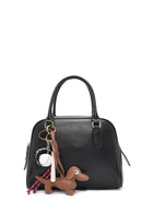 Women's Black Long Strap Accessory Leather Handbag | Derimod