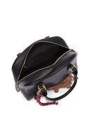 Women's Black Long Strap Accessory Leather Handbag | Derimod