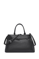 Women's Black Long Strap Classic Leather Handbag | Derimod