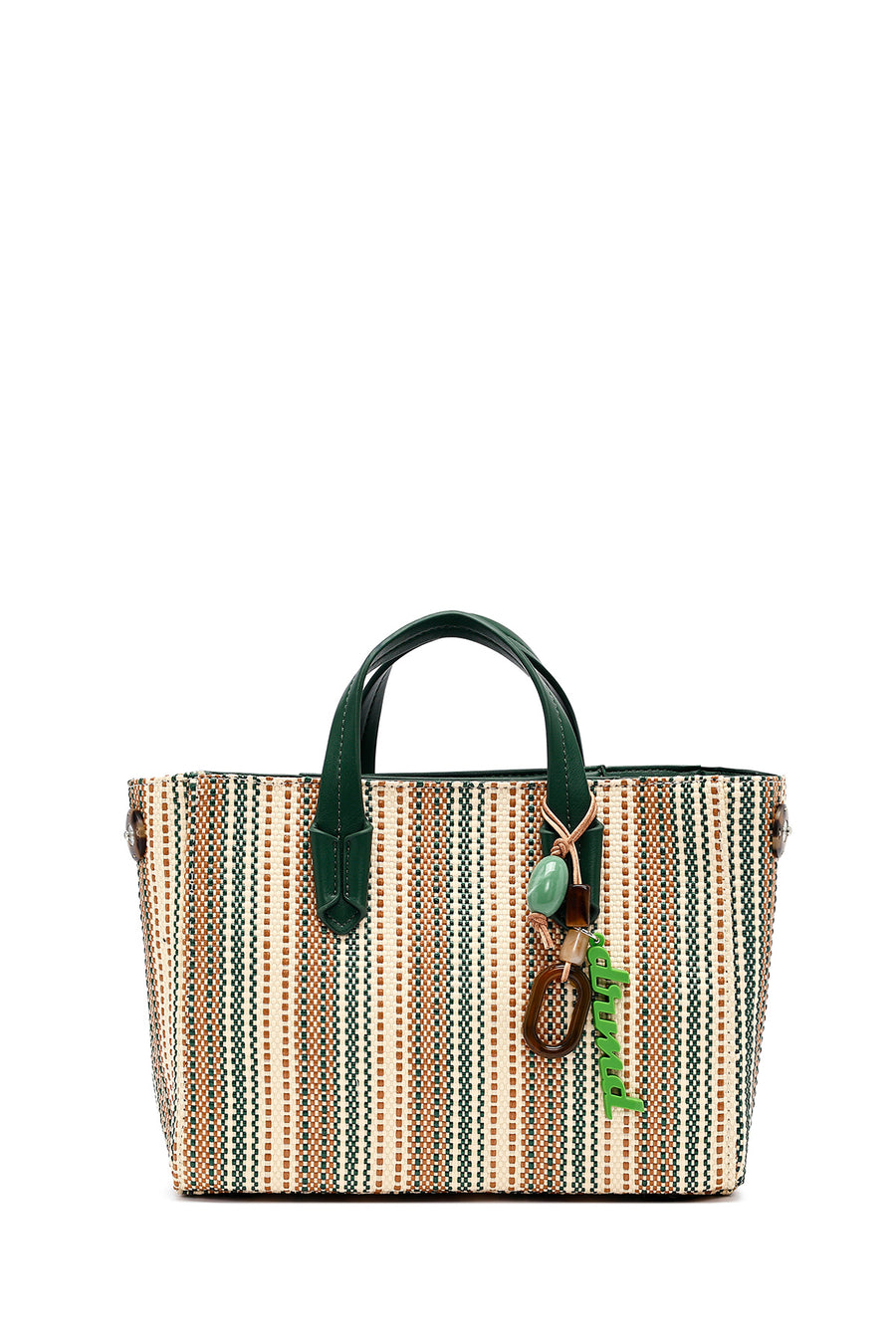 Woman Green Long Shoulder Bag