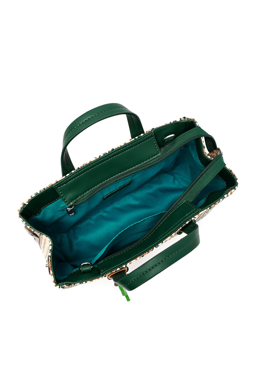 Woman Green Long Shoulder Bag