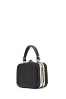 Women's Black Long Strapped Bejeweled Mini Crossbody Bag | Derimod