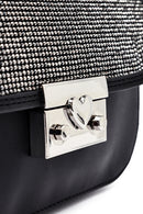 Women's Black Long Strap Stone Mini Handbag | Derimod
