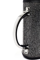 Women's Black Long Strap Stone Mini Handbag | Derimod