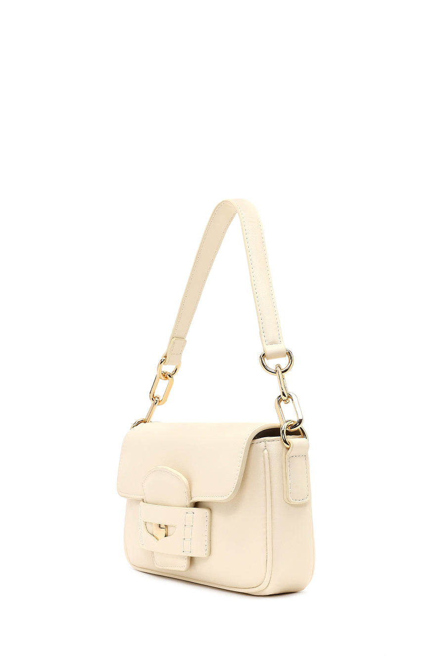 Women's Beige Long Strap Shoulder Bag