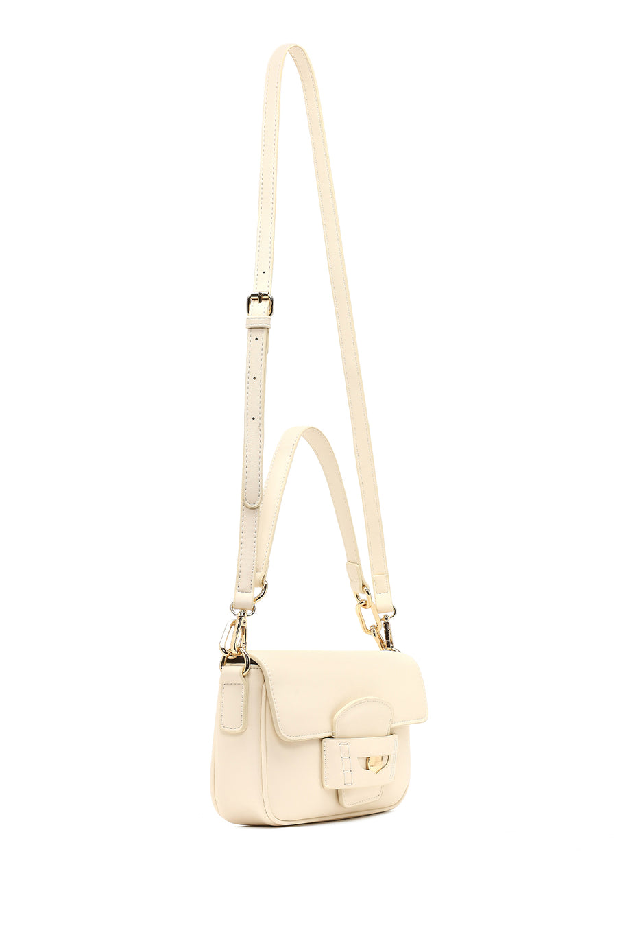 Women's Beige Long Strap Shoulder Bag