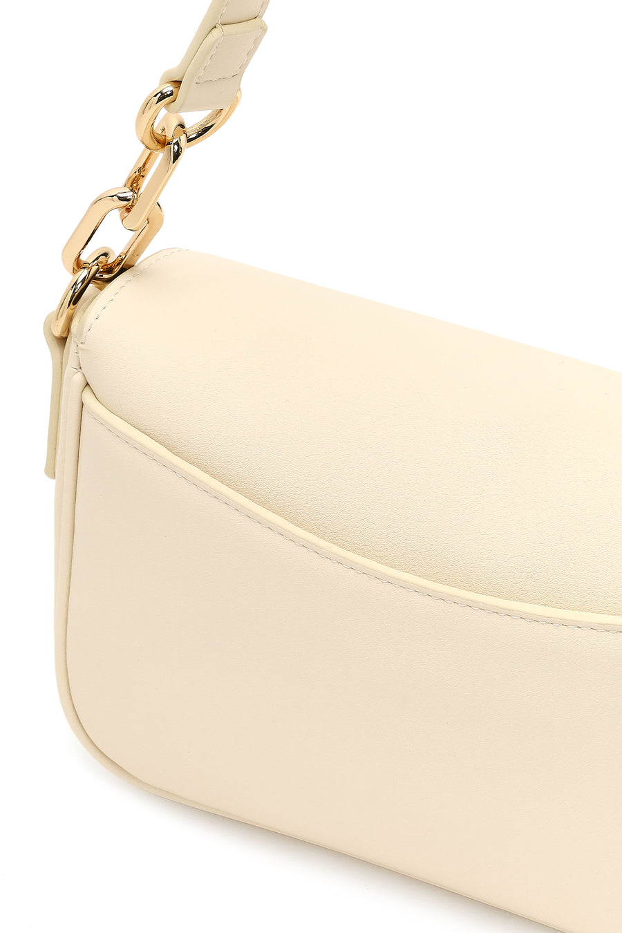 Women's Beige Long Strap Shoulder Bag