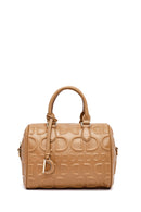 Women's Brown Long Strap Printed Handbag | Derimod