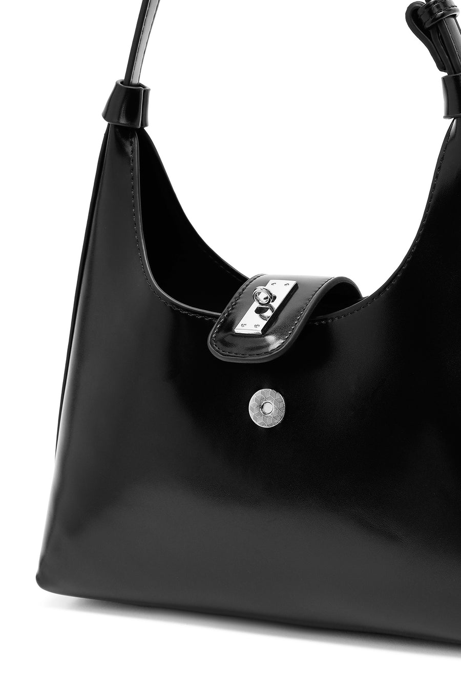 Women's Black Classic Shoulder Bag