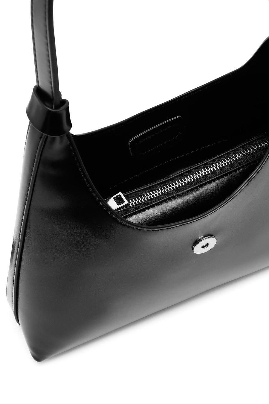 Women's Black Classic Shoulder Bag