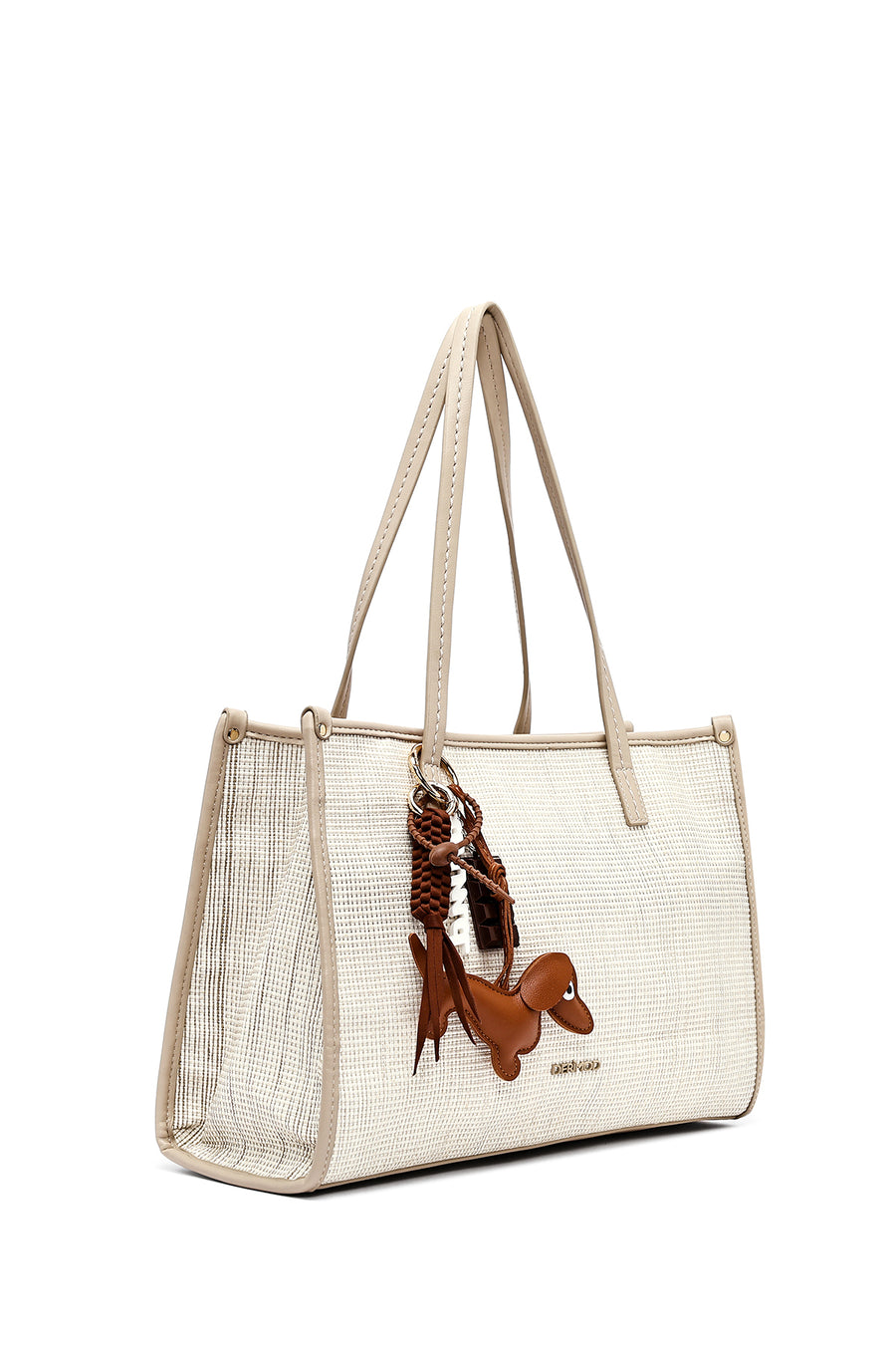 Women's Beige Long Strap Shoulder Bag