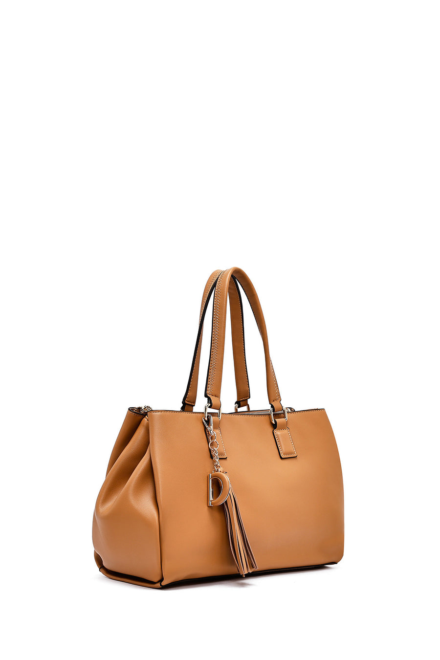 Women's Tan Long Strap Shoulder Bag