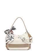 Women's Cream Long Strap Shoulder Bag | Derimod