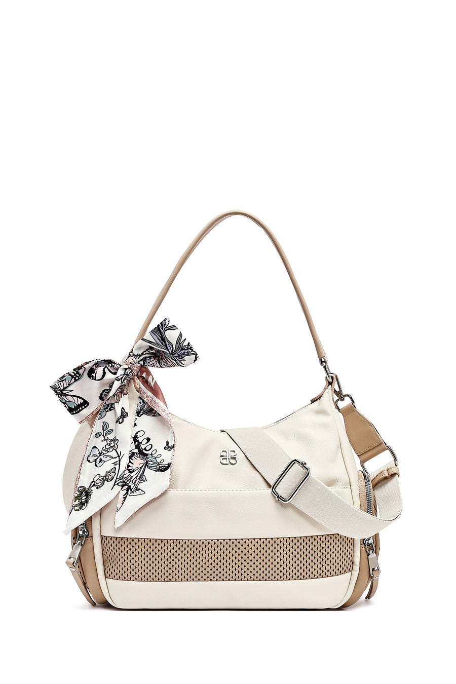 Women's Cream Long Strap Shoulder Bag 25SBD254414 | Derimod
