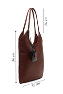 Women's Brown Accessory Detailed Shoulder Bag | Derimod