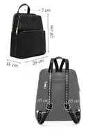 Women's Black Backpack | Derimod
