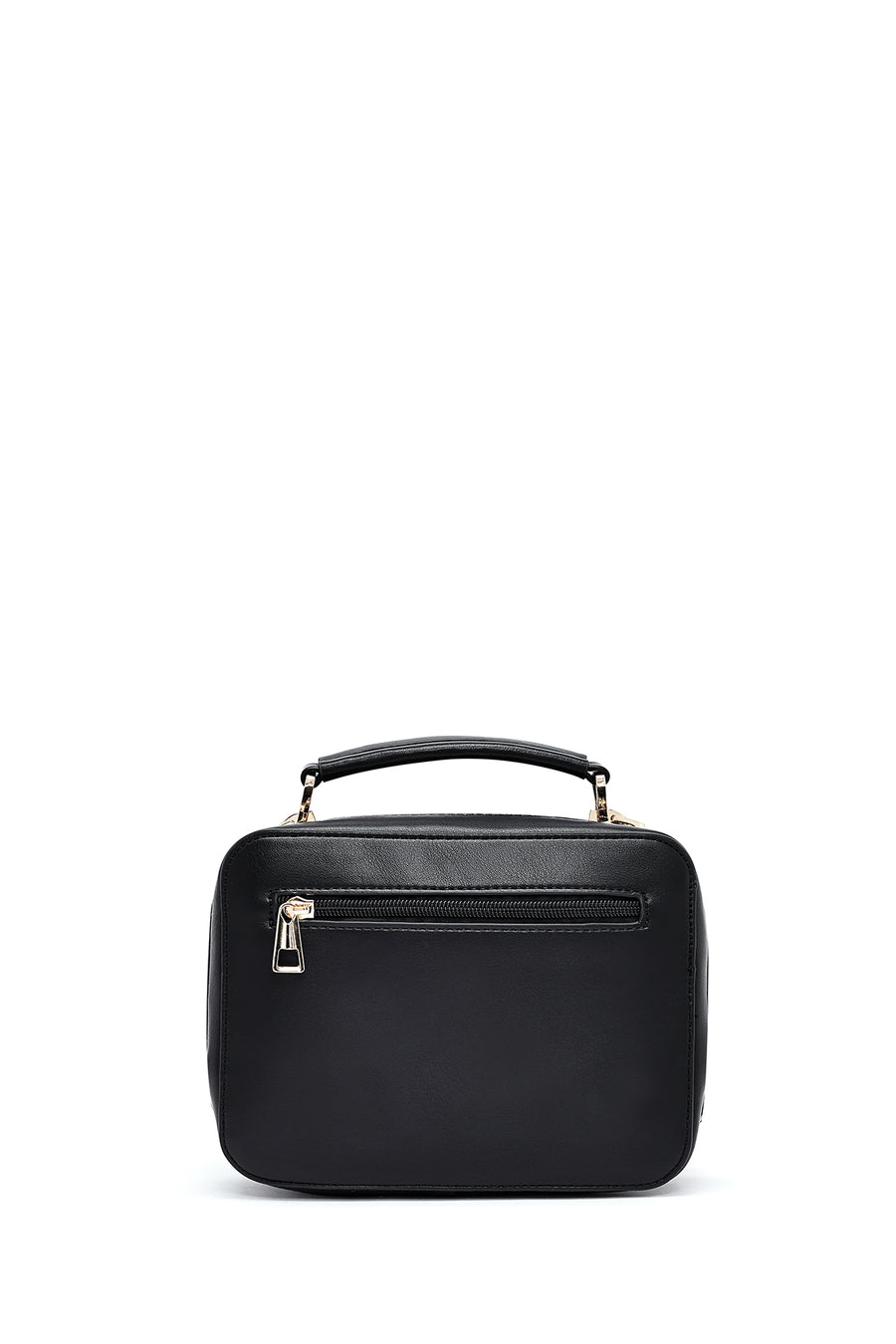 Women's Black Printed Long Strap Crossbody Bag