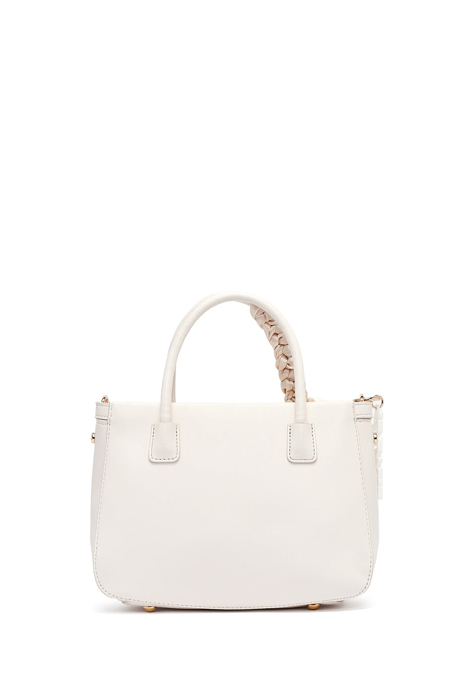 Women's White Long Strap Accessory Handbag