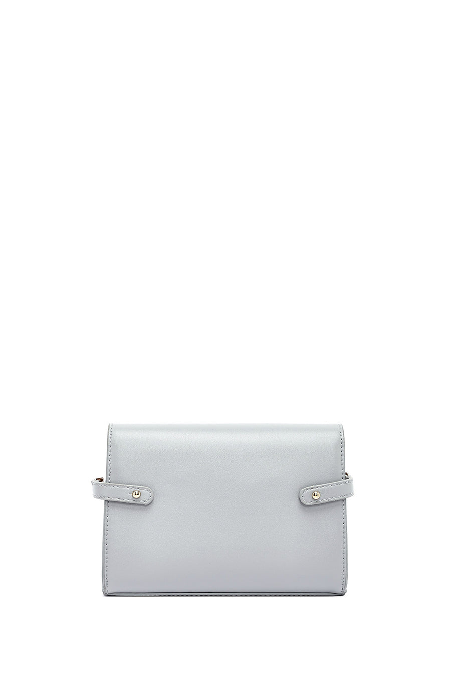 Women's Grey Long Strap Classic Crossbody Bag