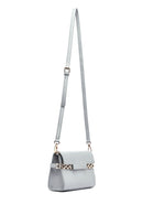 Women's Grey Long Strap Classic Crossbody Bag | Derimod