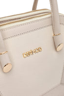 Women's Cream Long Strap Classic Handbag | Derimod