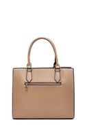Women's Brown Long Strap Patterned Handbag | Derimod