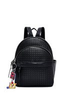 Women's Black Printed Backpack | Derimod
