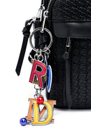 Women's Black Printed Backpack | Derimod