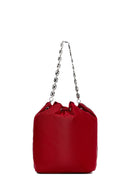 Women's Red Stone Fabric Shoulder Bag | Derimod