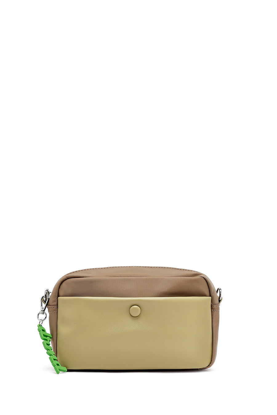Women's Green Accessory Detailed Crossbody Bag