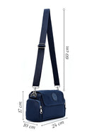 Women's Navy Blue Fabric Crossbody Bag | Derimod