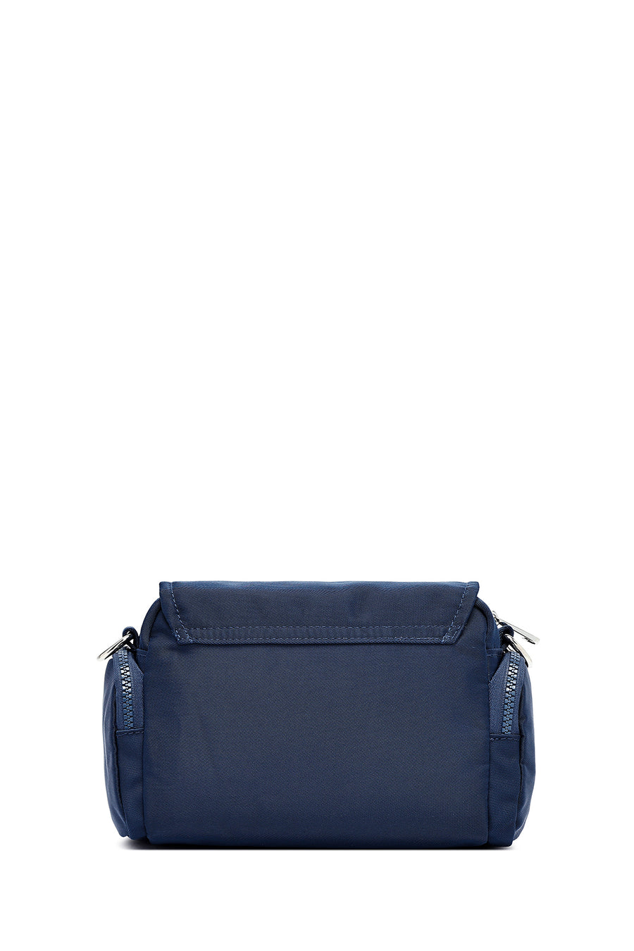 Women's Navy Blue Fabric Crossbody Bag