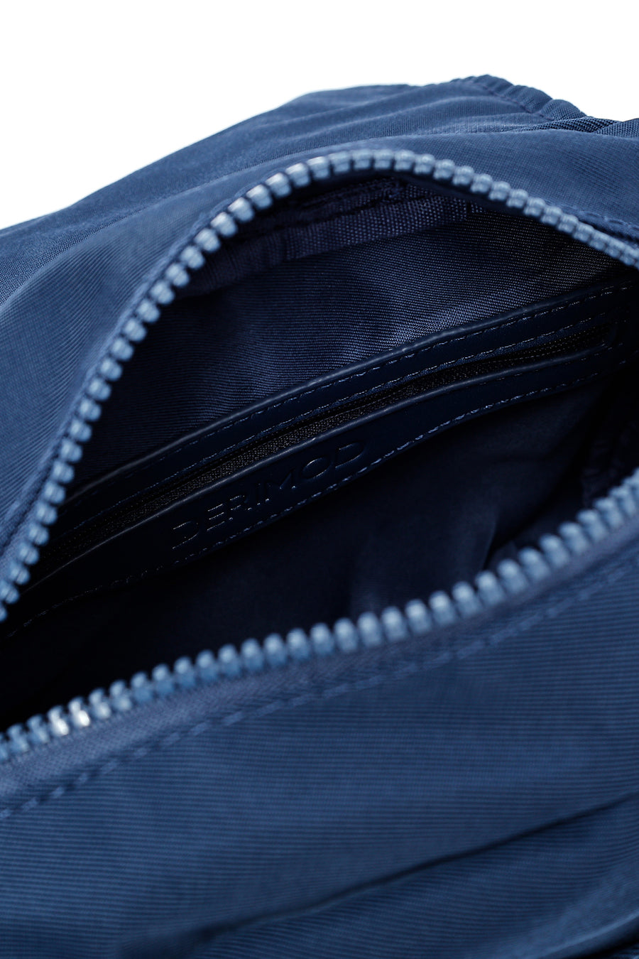 Women's Navy Blue Fabric Crossbody Bag