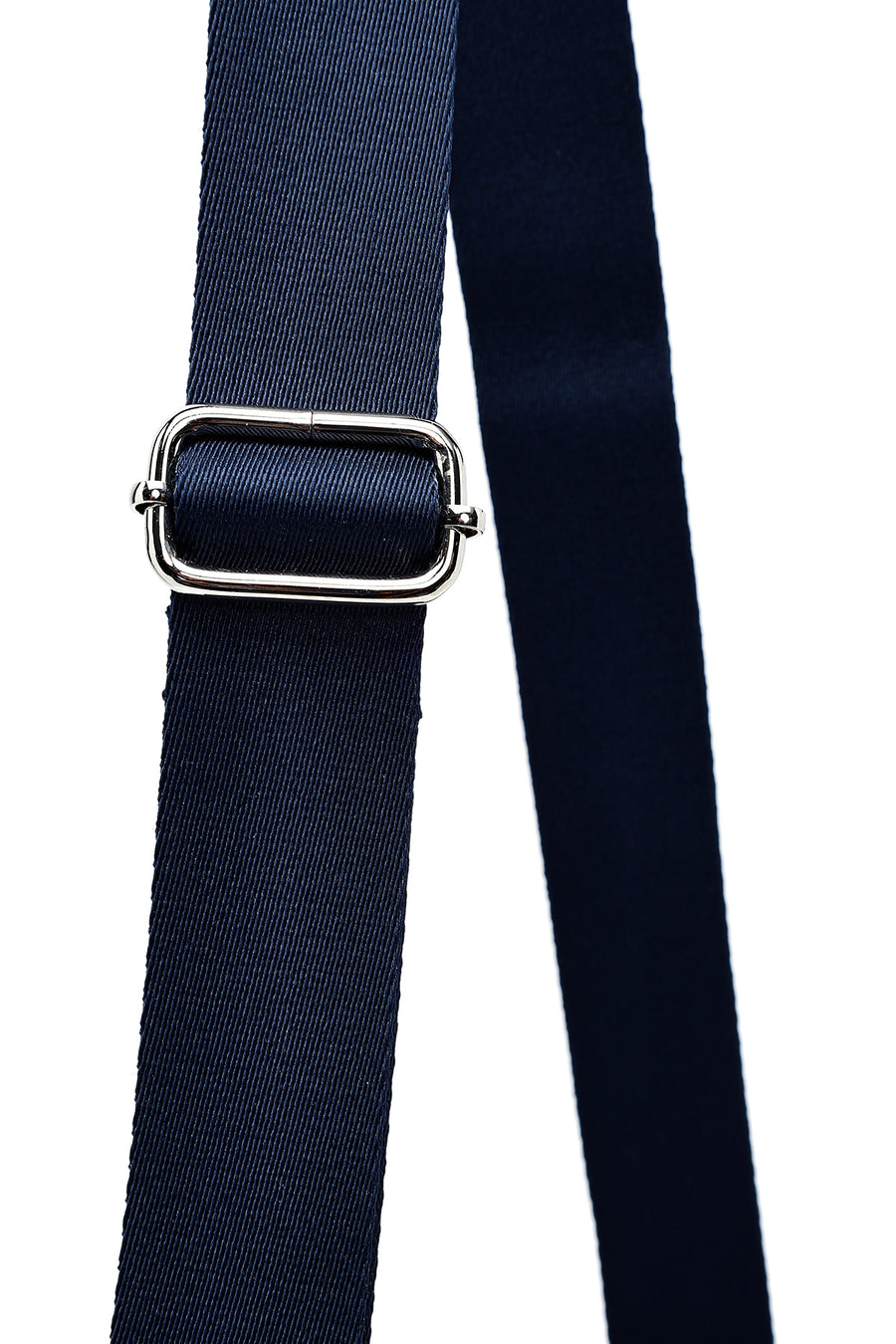 Women's Navy Blue Fabric Crossbody Bag