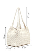 Women's Cream Knitted Shoulder Bag | Derimod