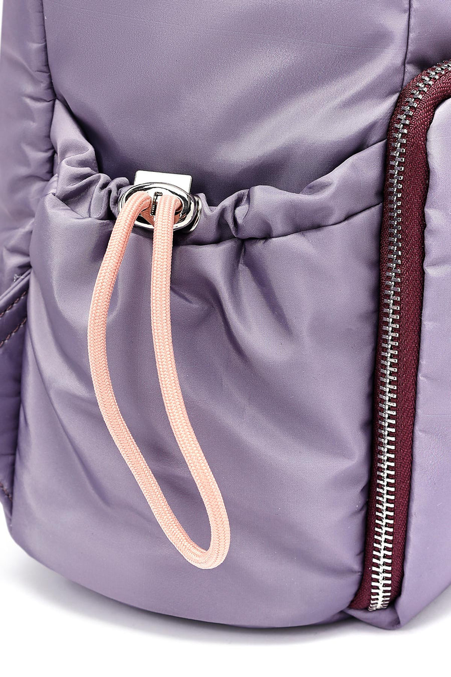 Women's Lilac Fabric Backpack