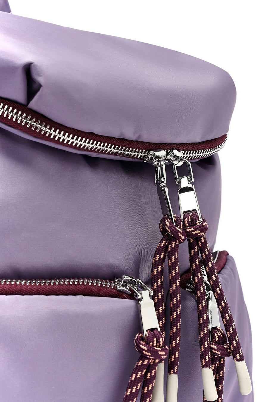 Women's Lilac Fabric Backpack