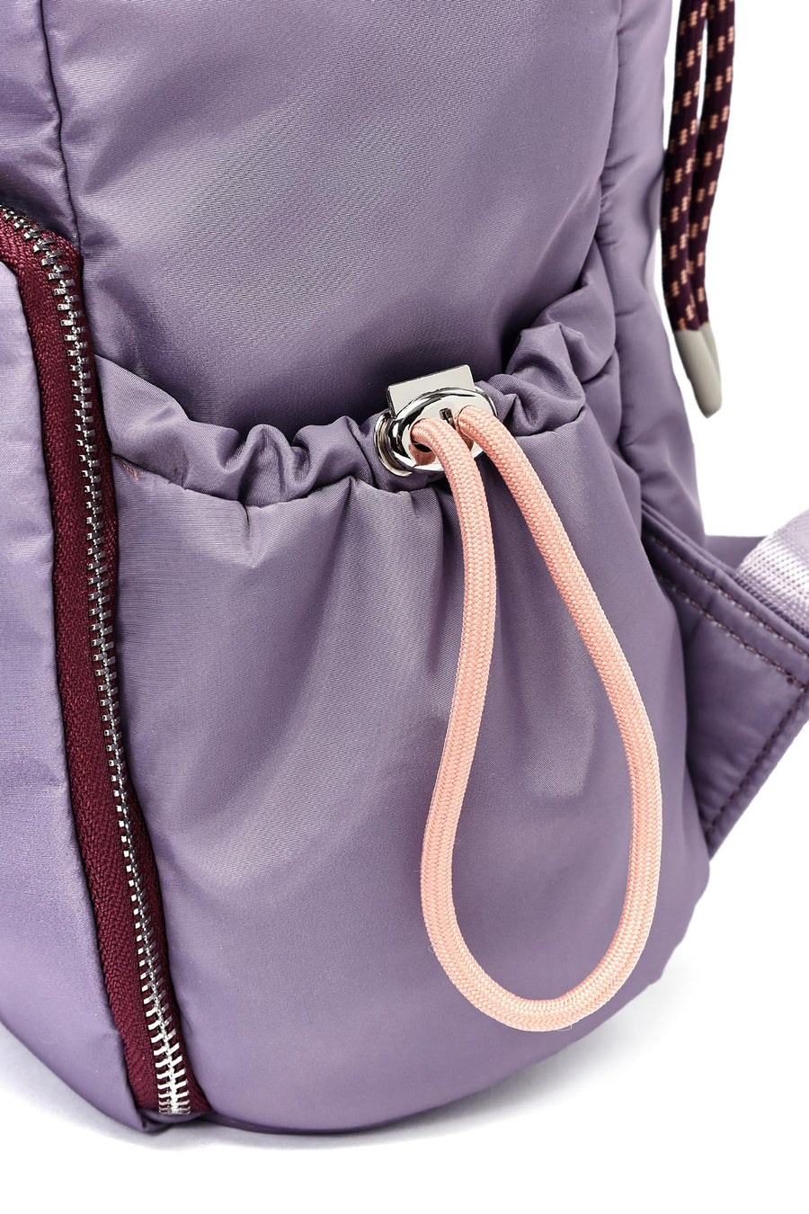 Women's Lilac Fabric Backpack